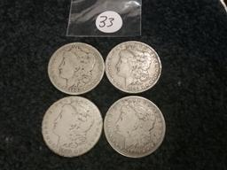 Four more Morgan Dollars