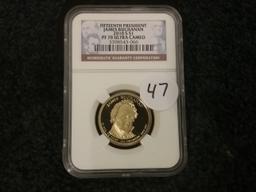 NGC 2015-S $1 Buchanan Dollar PF-70 Ultra Cameo