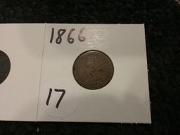 1866 Indian Cent