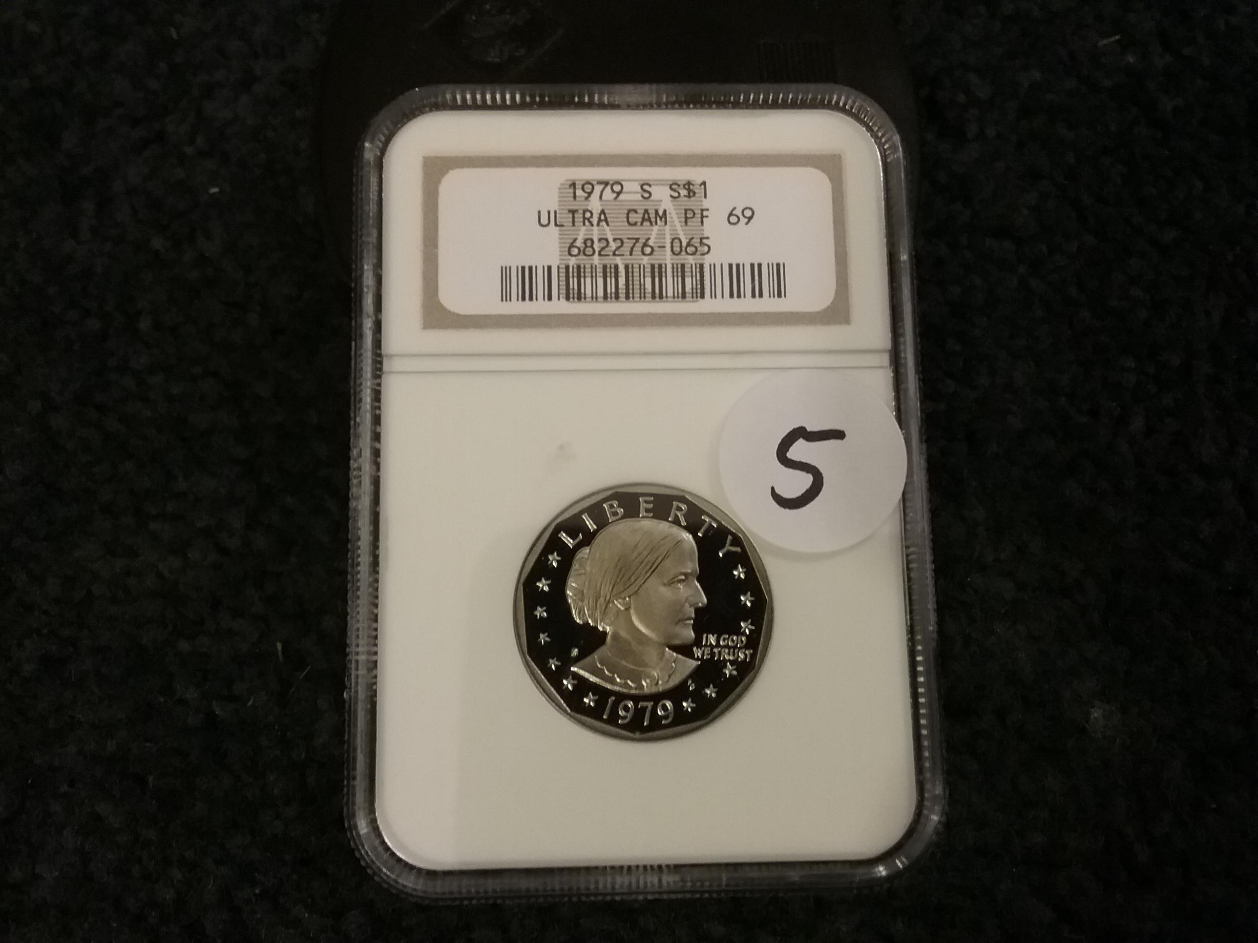 NGC 1979-S $1 Susan B Anthony in Ultra Cameo PF 69