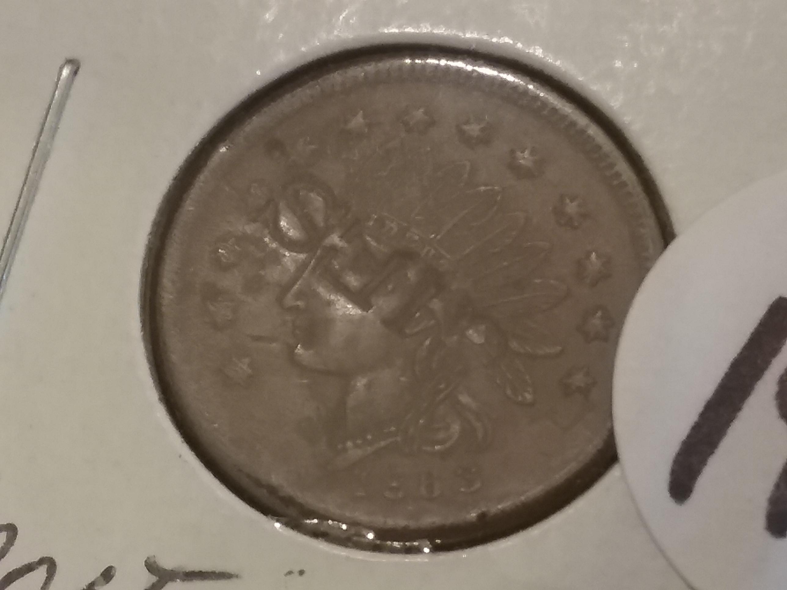 1863 Civil War Token Looks uncirculated