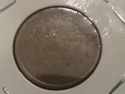 1863 Civil War Token Looks uncirculated