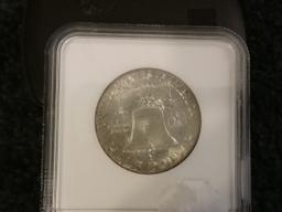 NGC 1951 Franklin Half Dollar in MS-65