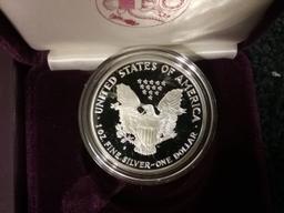 1990-S Proof Deep Cameo American Silver Eagle