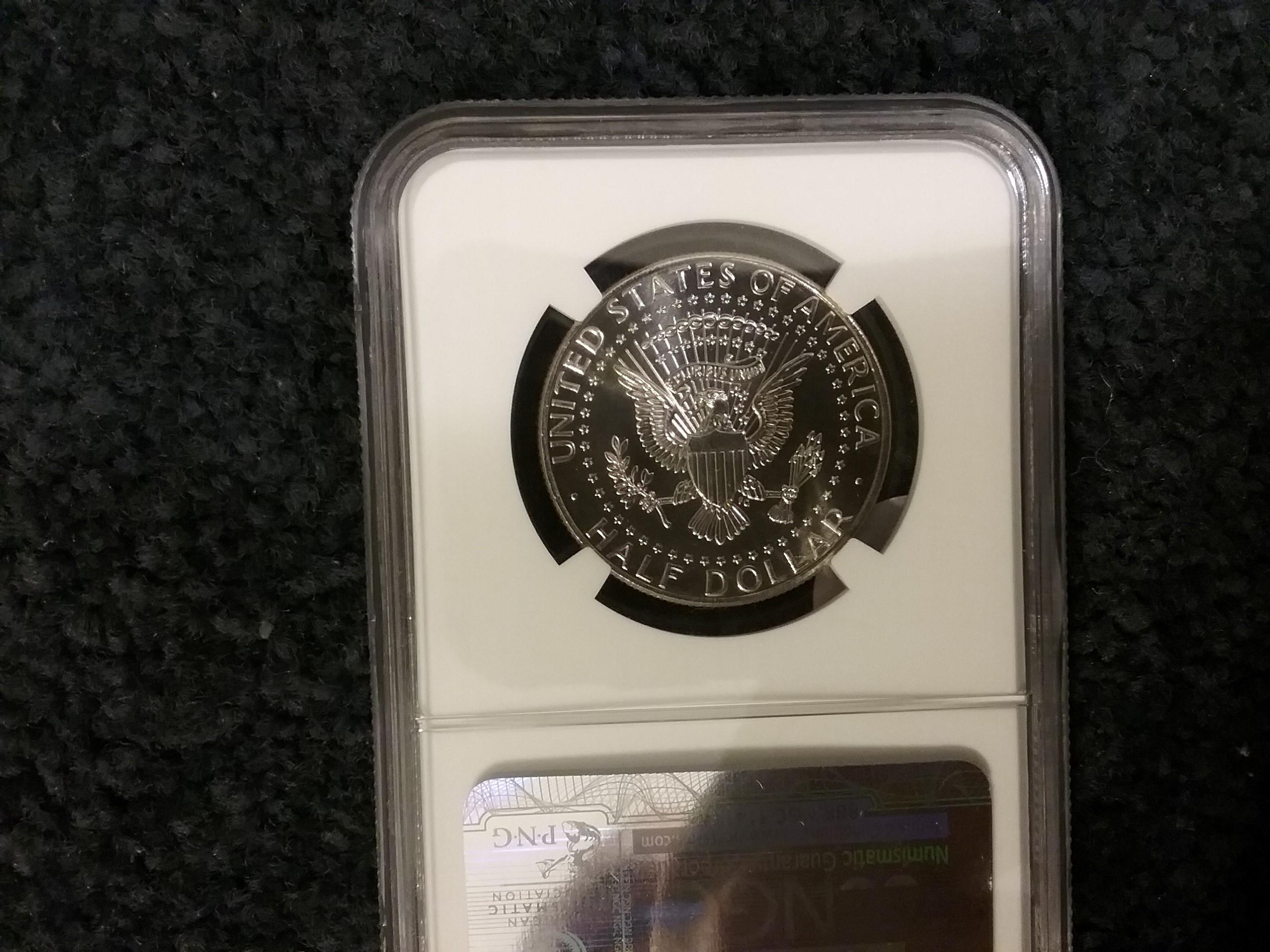 NGC 2014-P Kennedy Half Dollar in SP 66