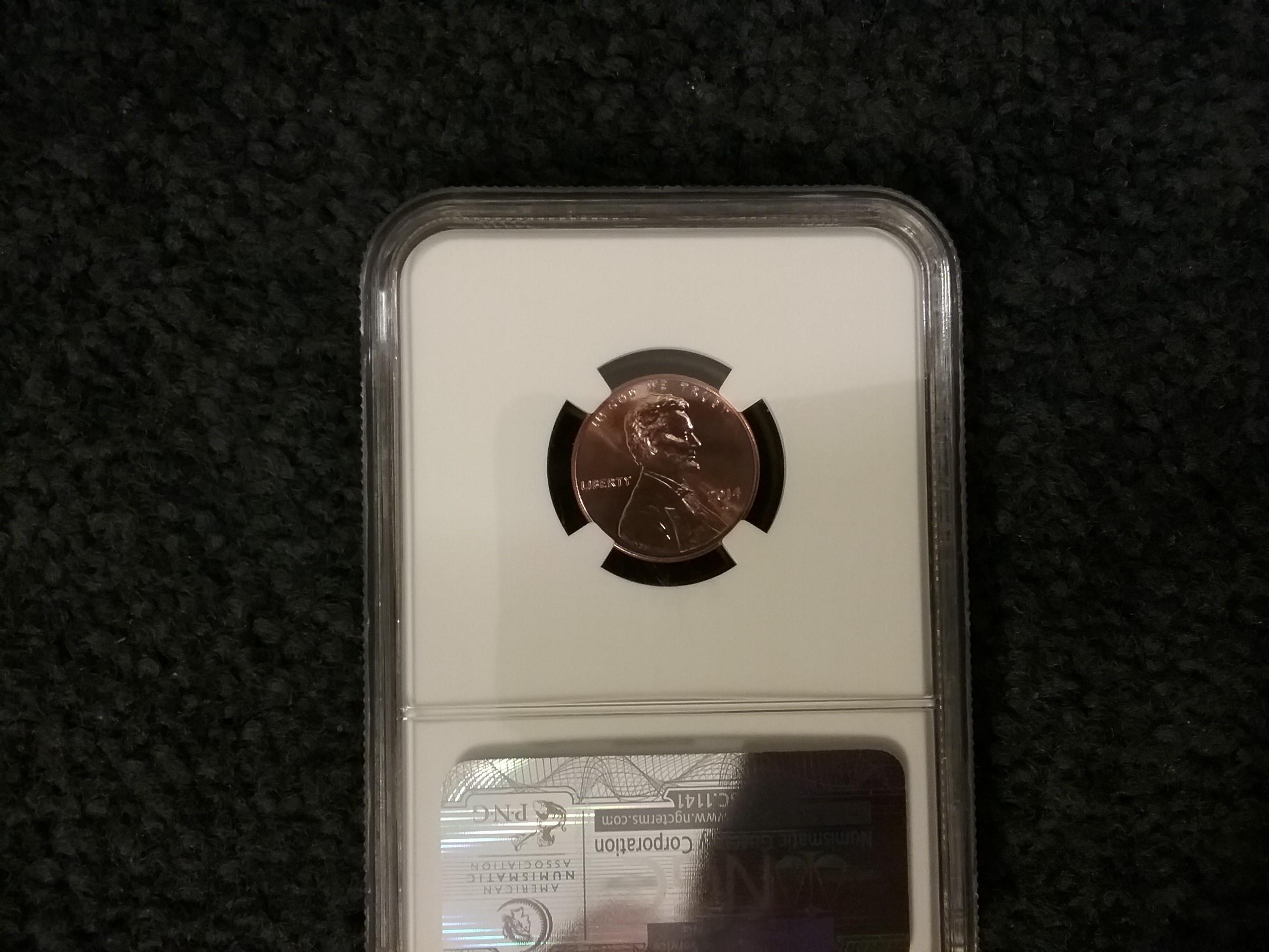 NGC 2014-D Cent MS-67 RED Early Release