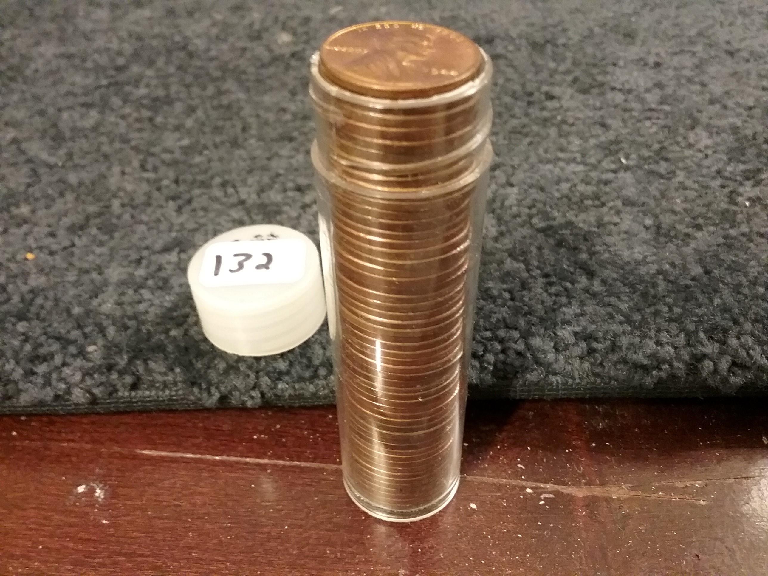 1944 AU-BU Wheat Cent Roll