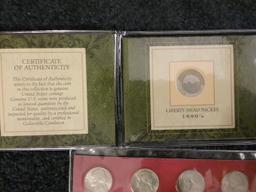 1890's V Nickel collection and 100 year classic American Nickel collection