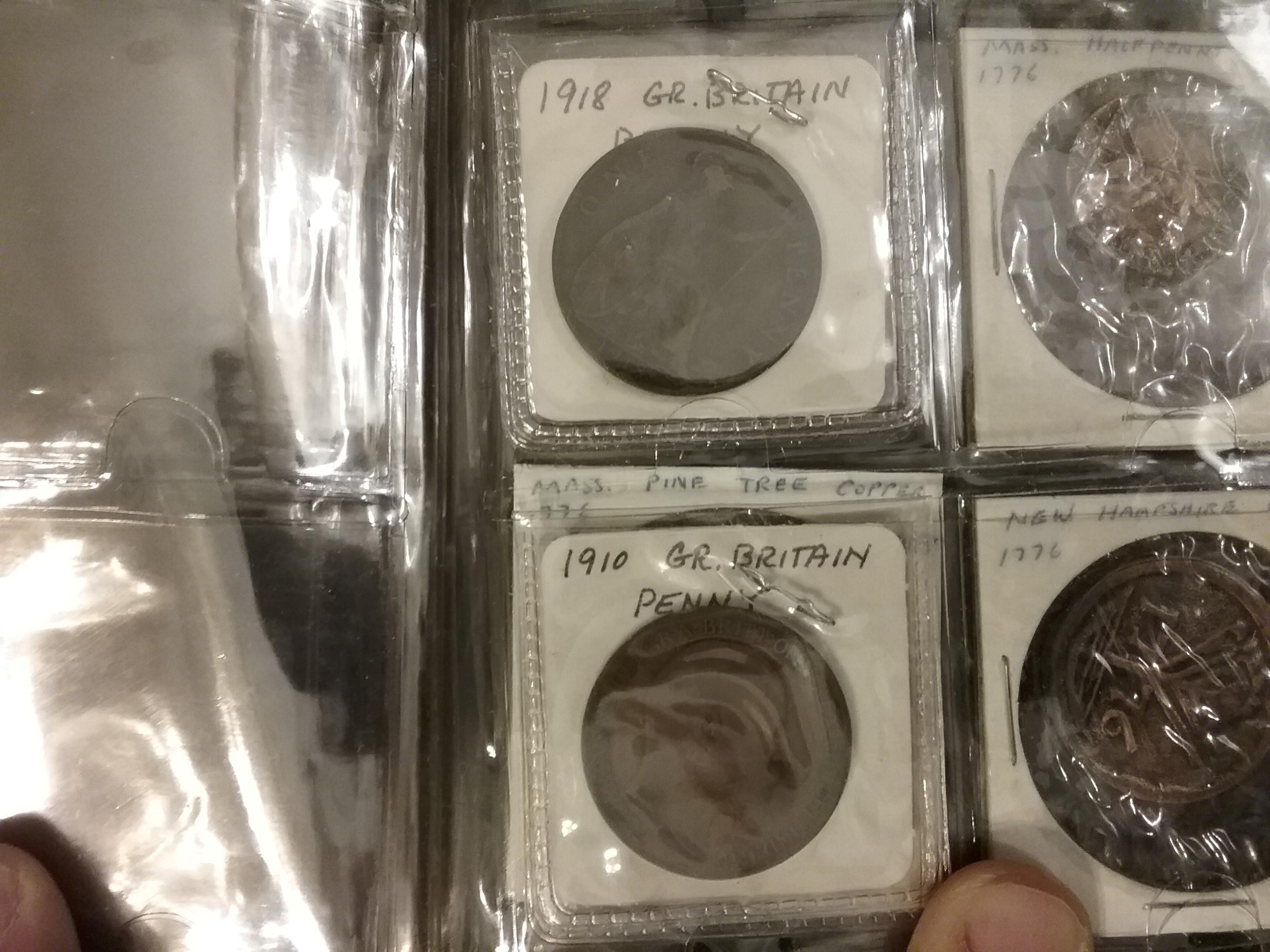 Coin Book with some very interesting pieces