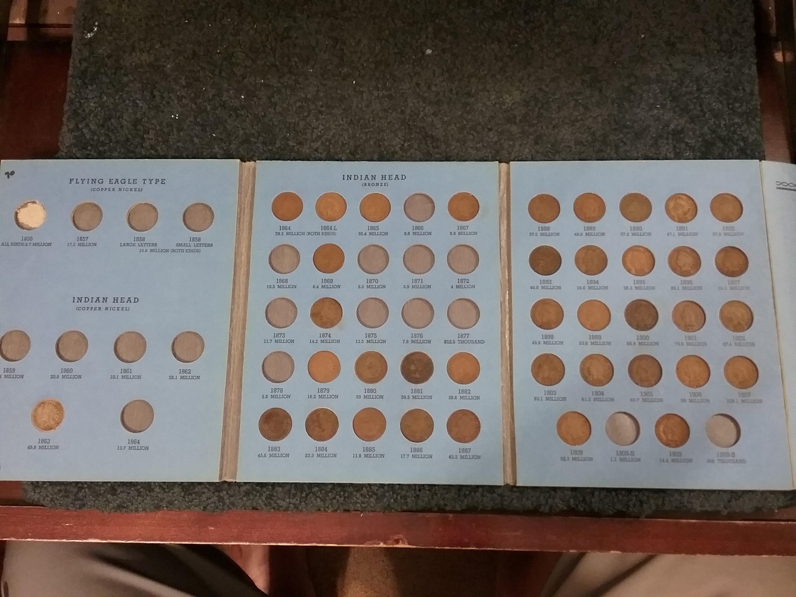 Really Nice Indian head cent book