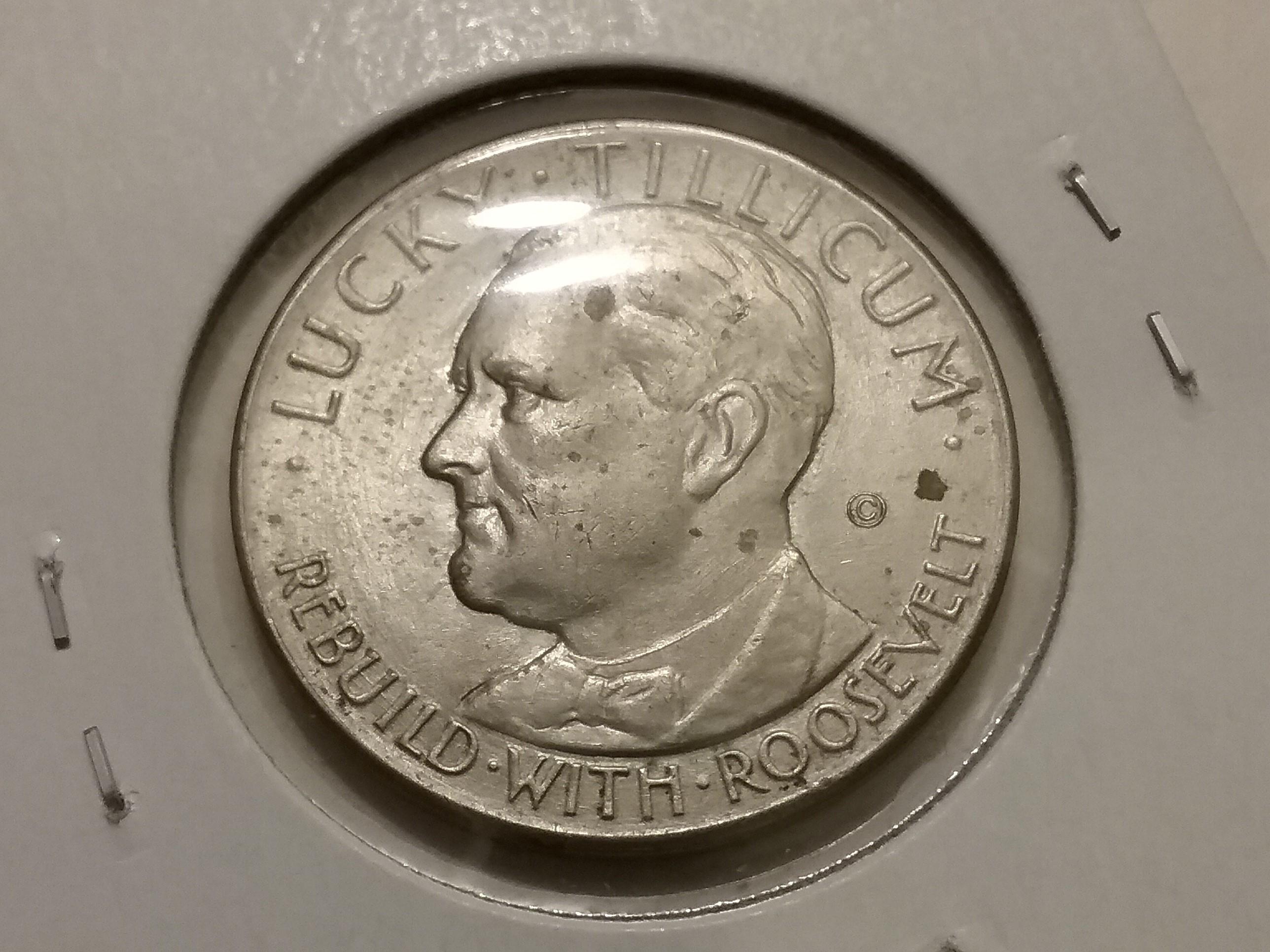 1933 Chicago World's Fair token