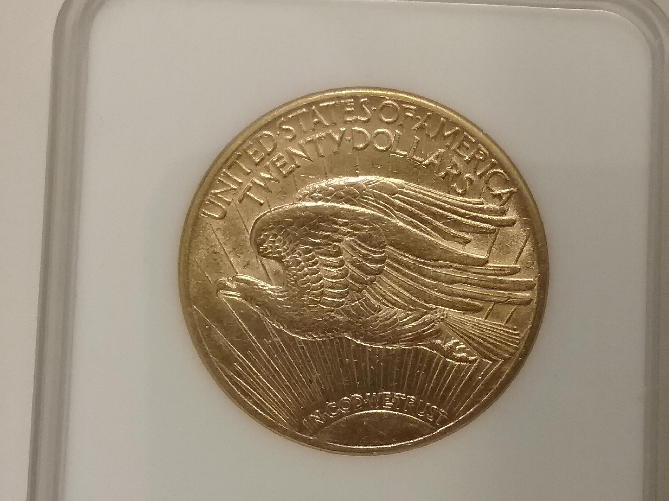 GOLD Slabbed 1914 $20 Saint Gaudens MS-64