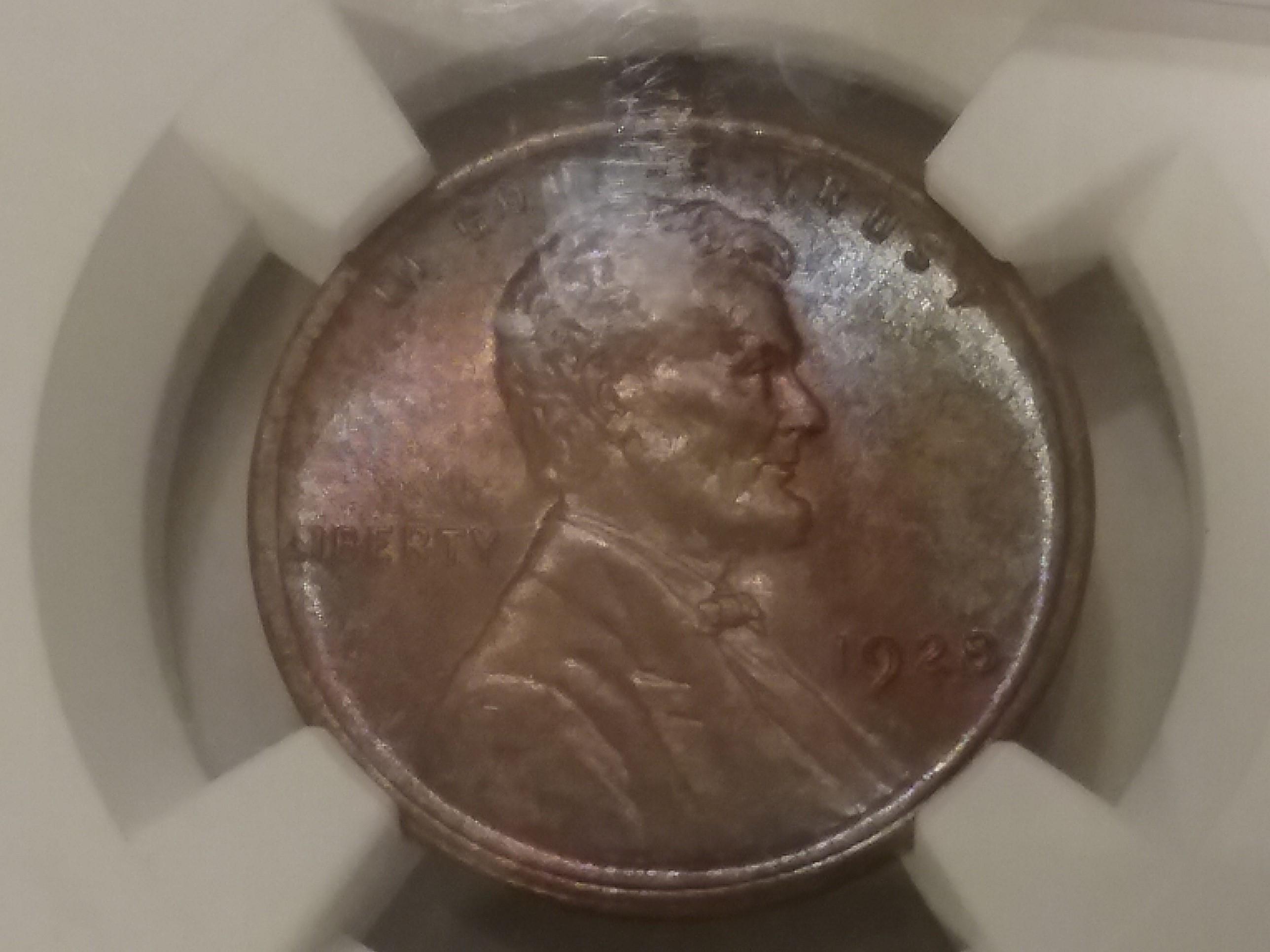 NGC 1928 Wheat cent in MS-64 RED-BROWN