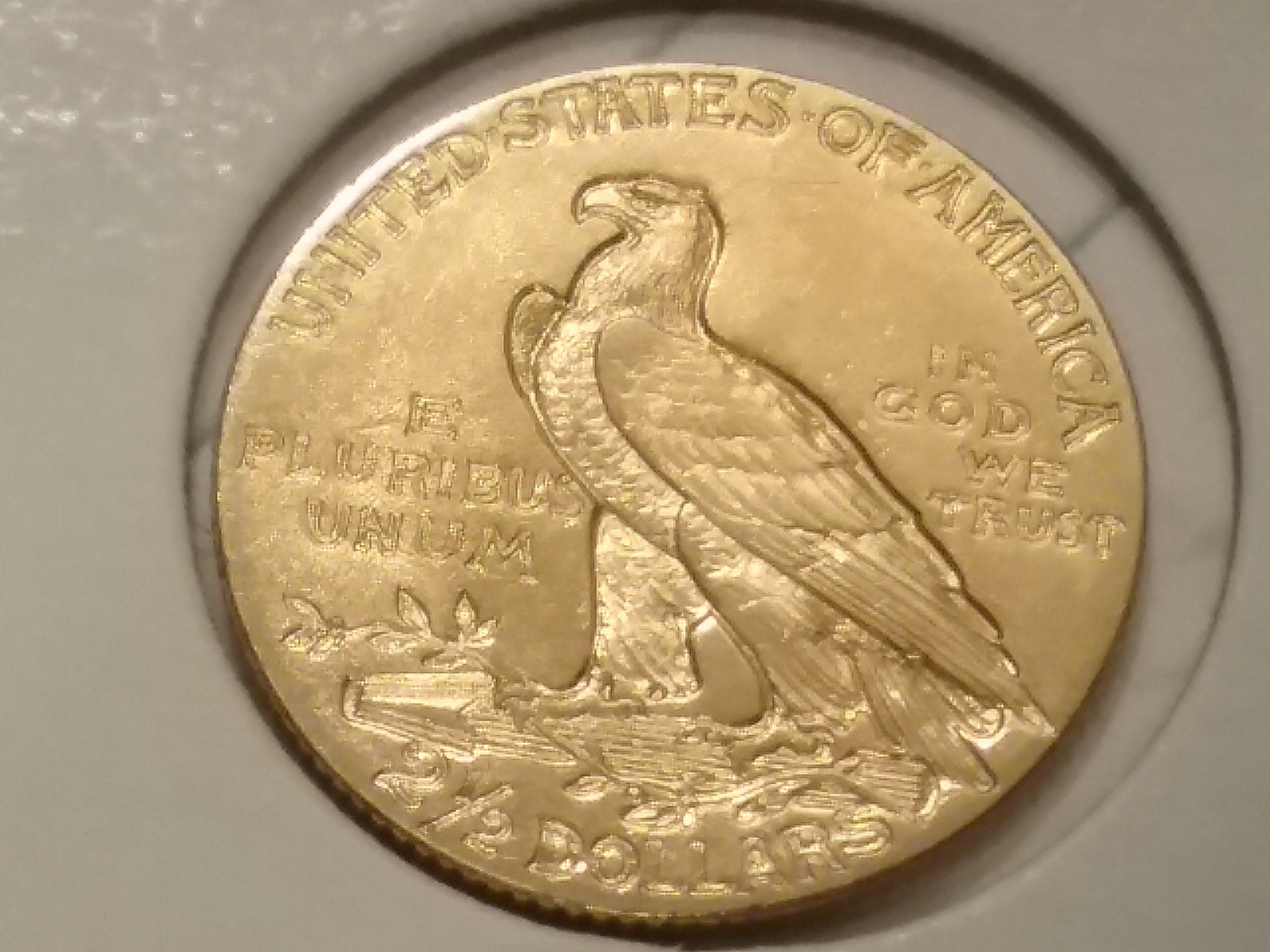 GOLD 1908 $2.5 Quarter Eagle in MS-65!