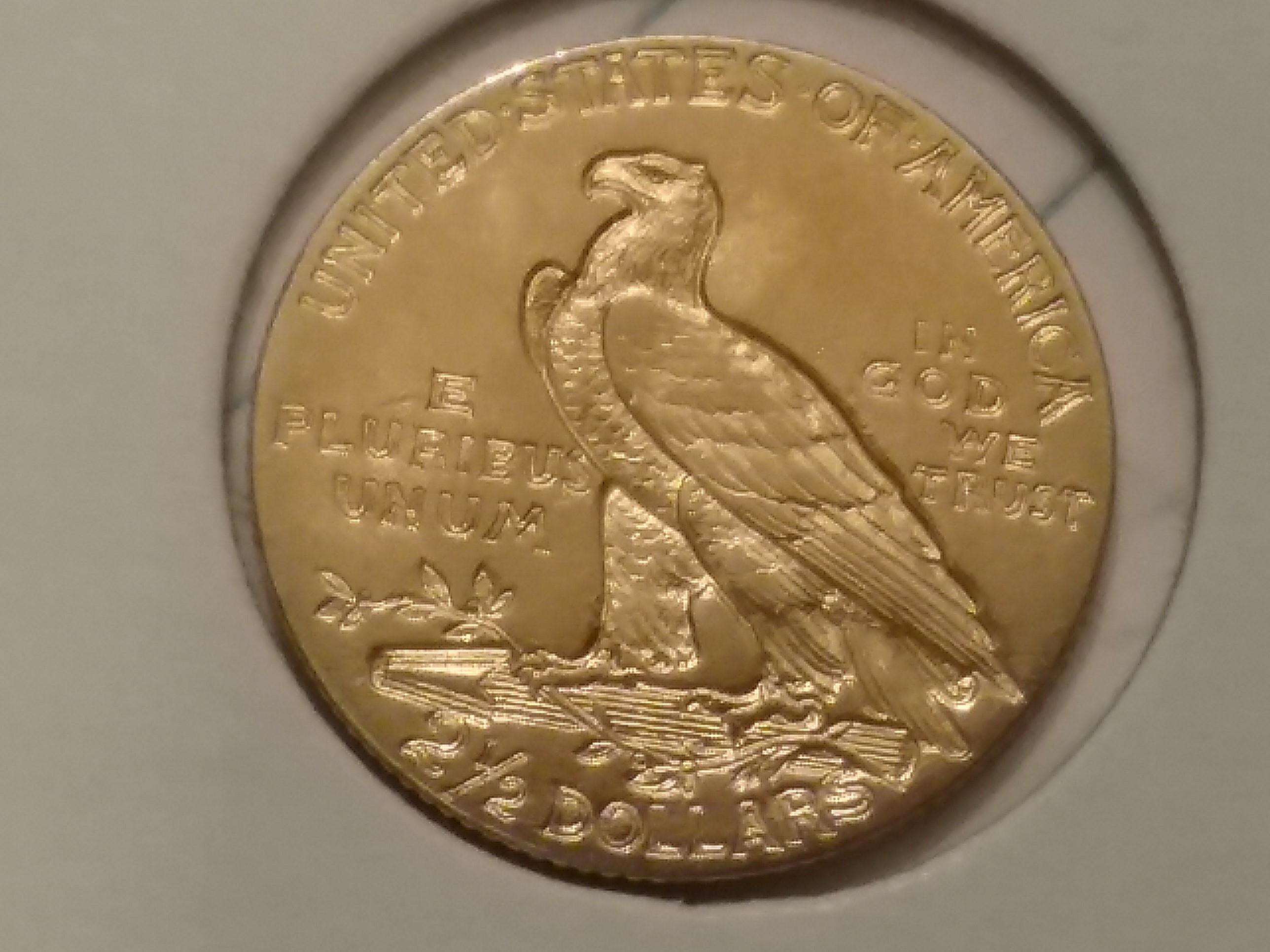 GOLD 1908 $2.5 Quarter Eagle in MS-65!