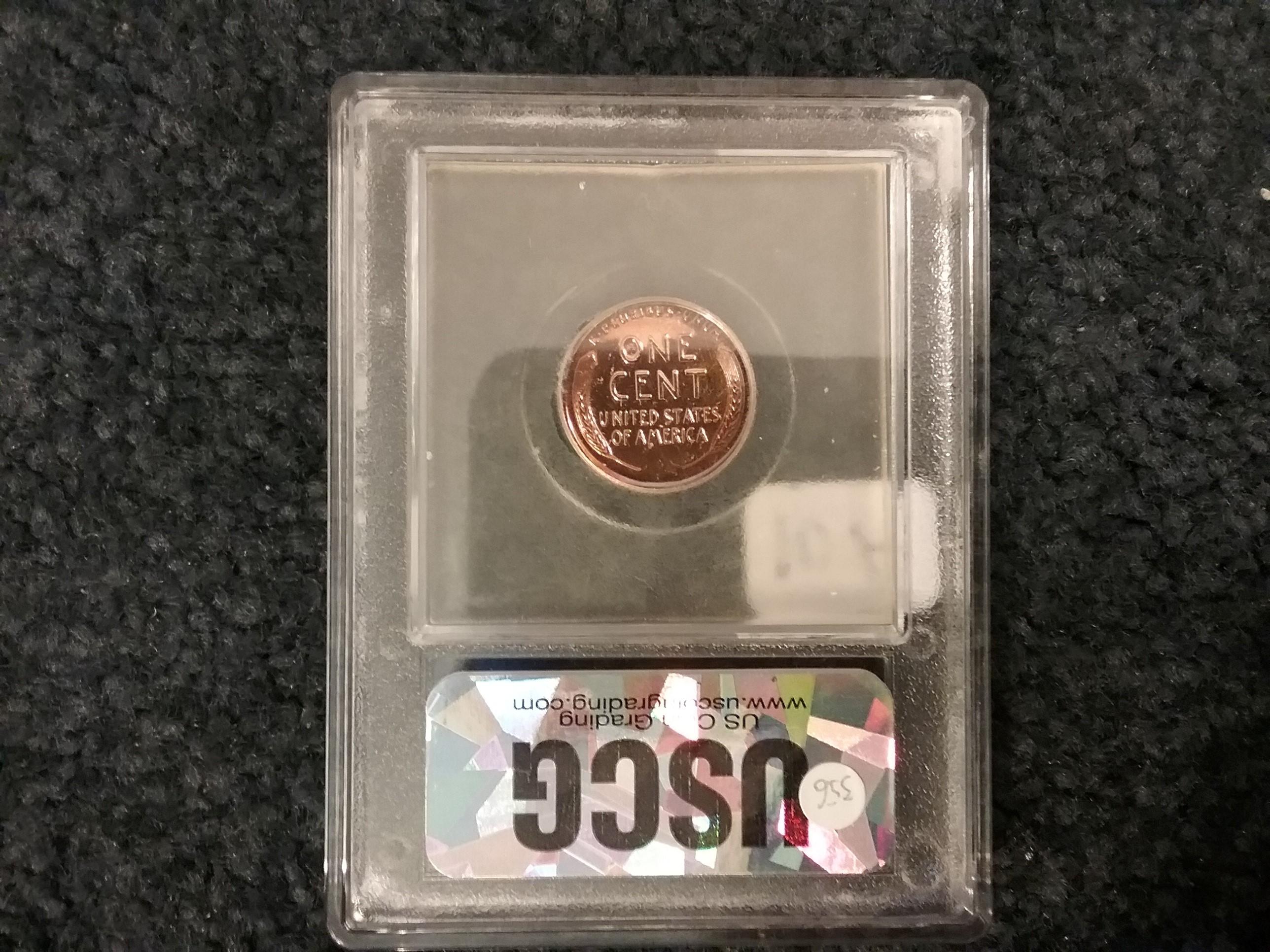 USCG 1942 Wheat Cent PROOF - 66 RED