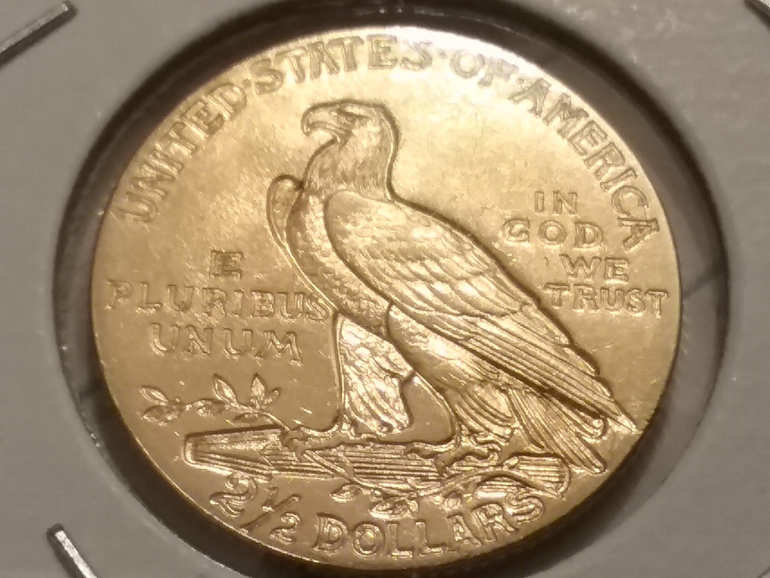 Stunning 1908 $2.5 GOLD Quarter Eagle in MS-65