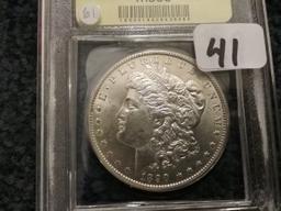 USCG 1890 Morgan Dollar in MS-65