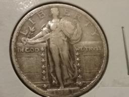 1921 Standing Liberty Quarter in Very Fine 30