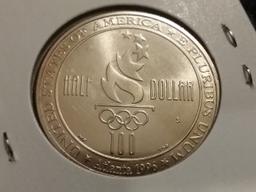 Key Date Commemorative Half Dollar 1996-S Swimming