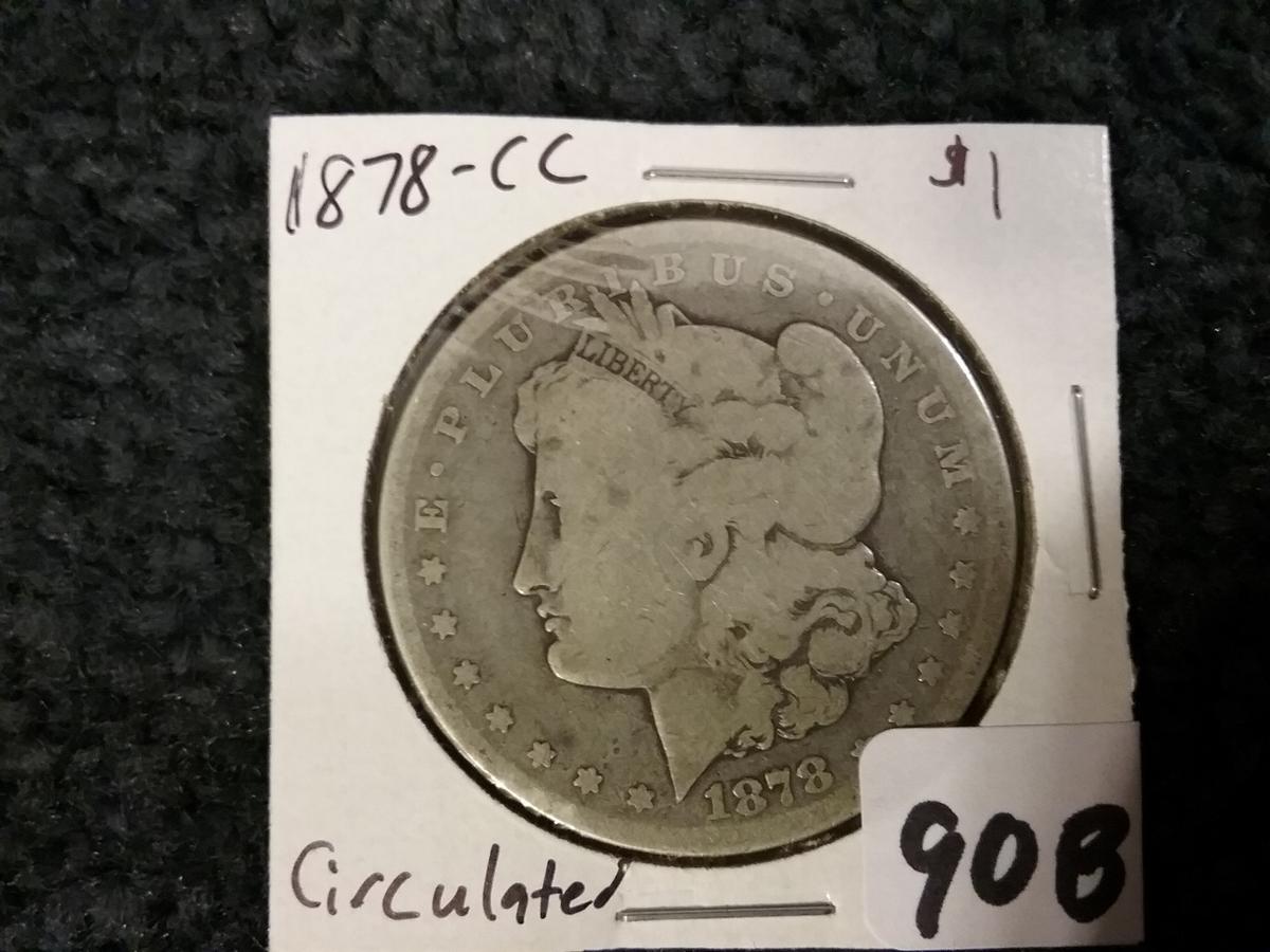 1878-CC Morgan Dollar