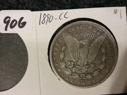 1890-CC Morgan Dollar