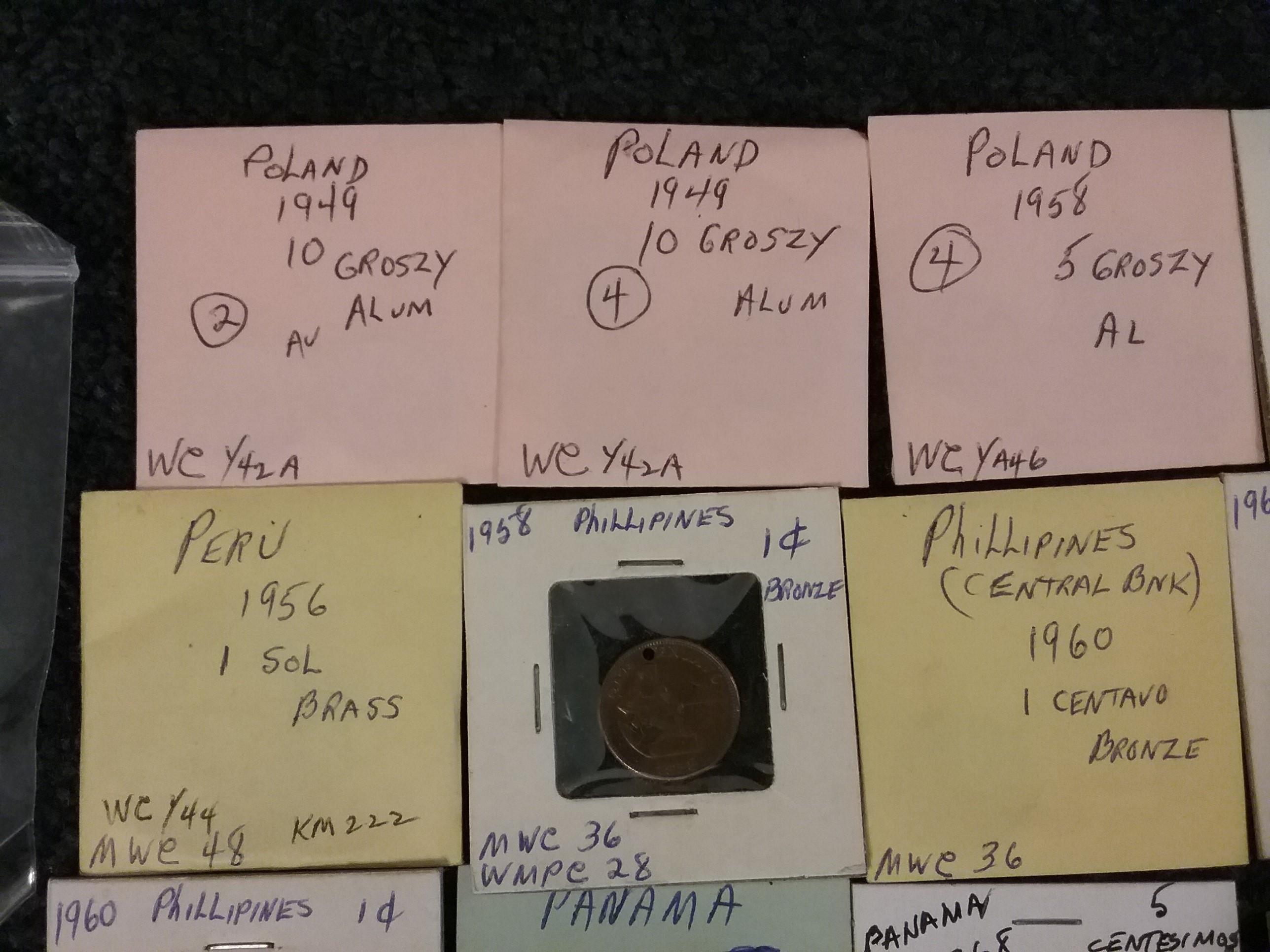 Group of 15 older foreign coins