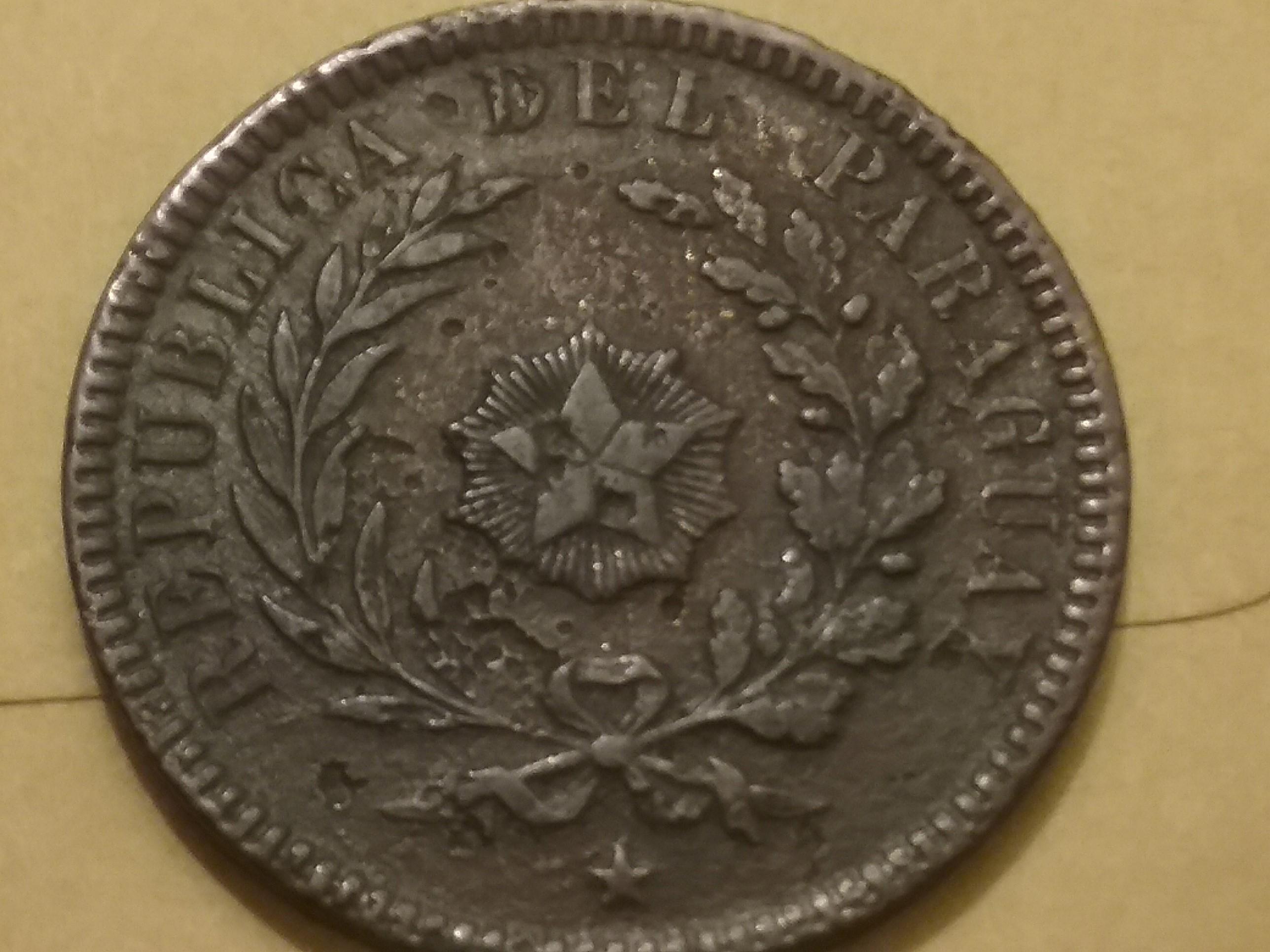 Paraguay 1870 2 centesimos