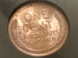 CCGS 1936-D Wheat Cent in MS-65 Red-Brown