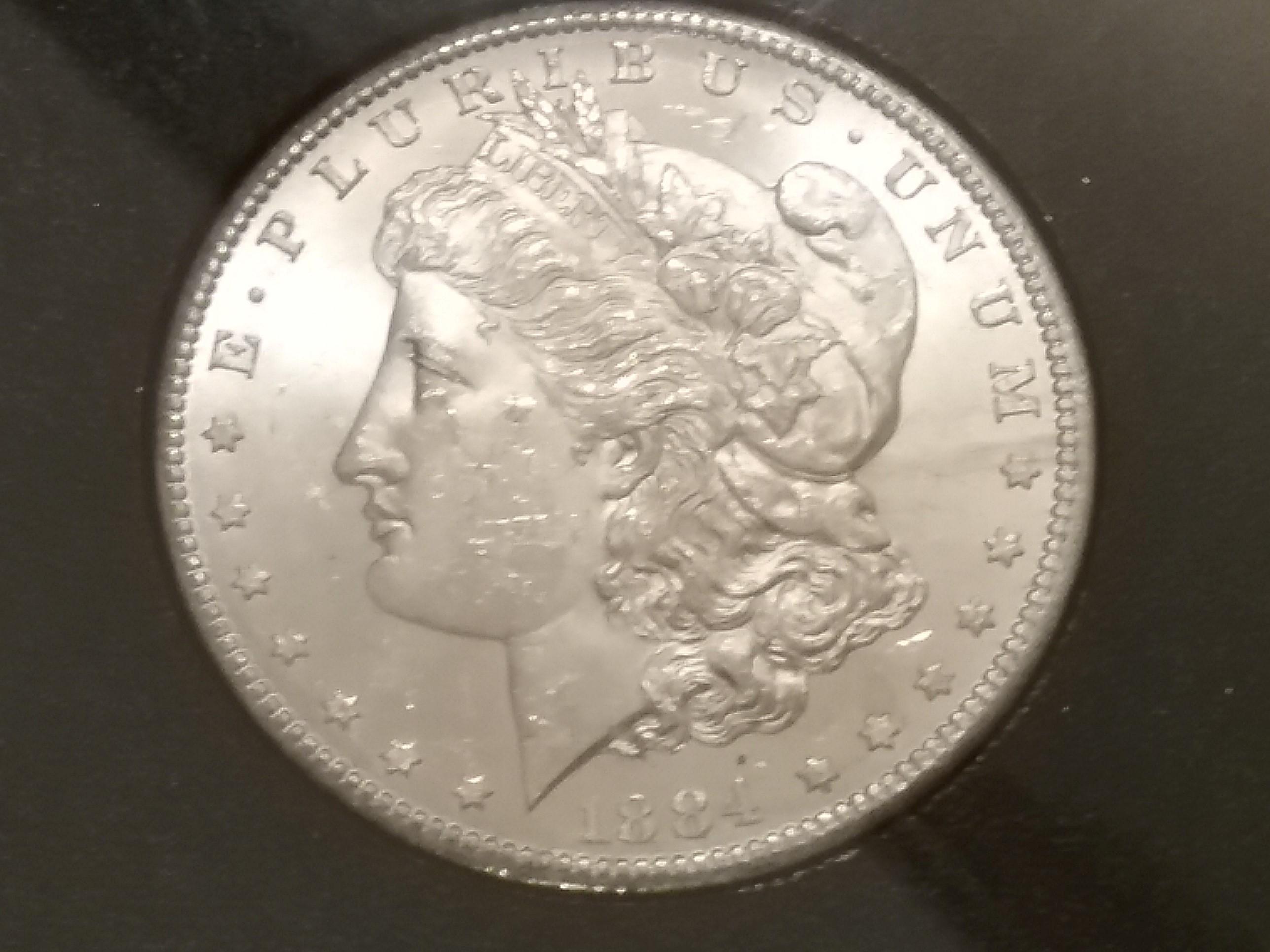 GSA 1884-CC Morgan Dollar in MS-63