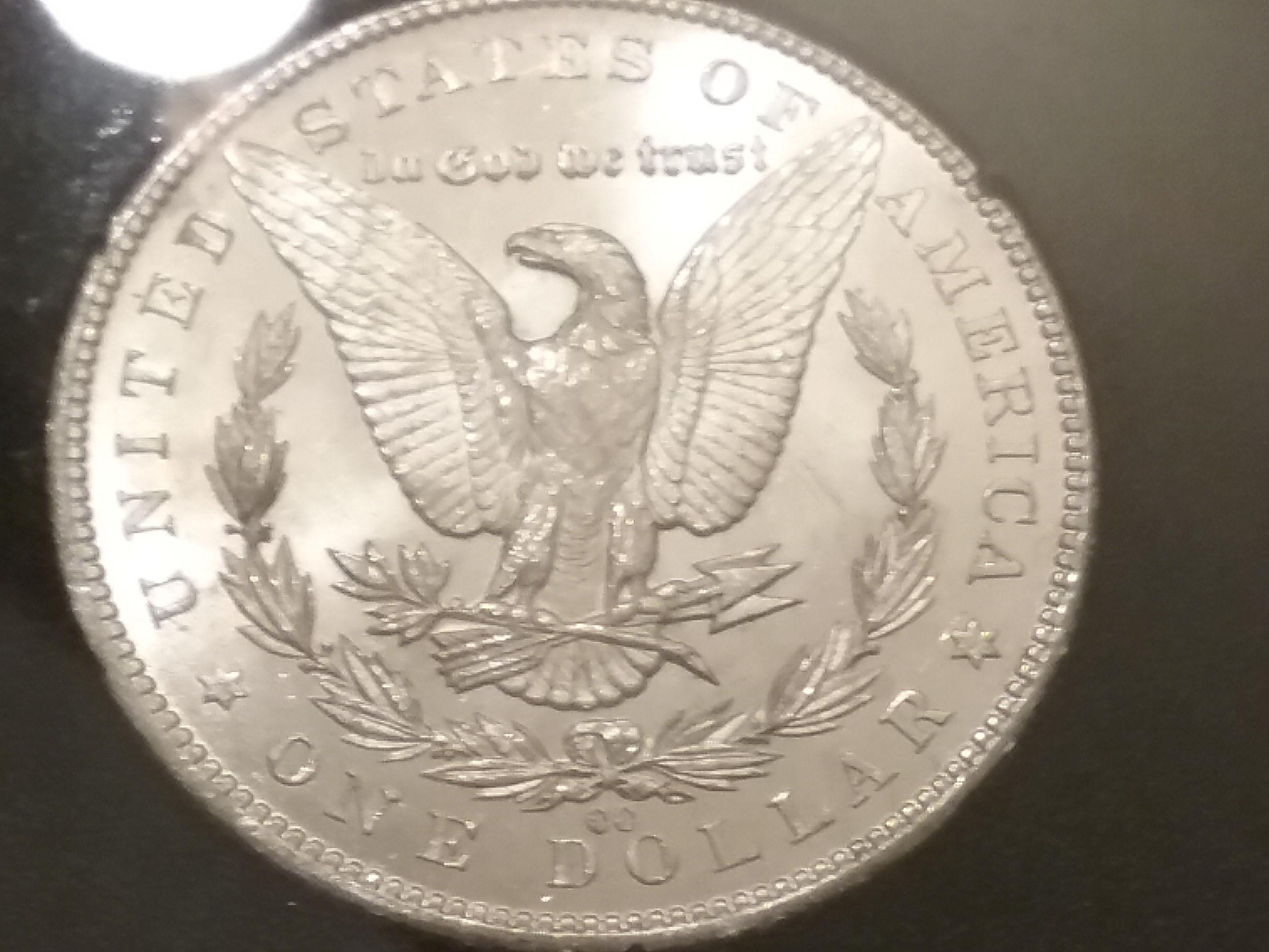 GSA 1884-CC Morgan Dollar in MS-63