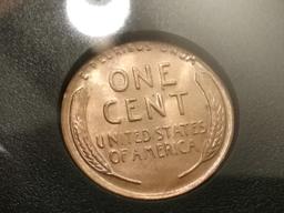 Slabbed 1936-S Wheat cent MS-65 RED
