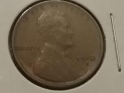 1910-S Wheat Cent in About Uncirculated 50