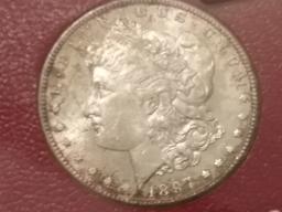 Redfield Collection 1897-S Morgan Dollar Mint State 65