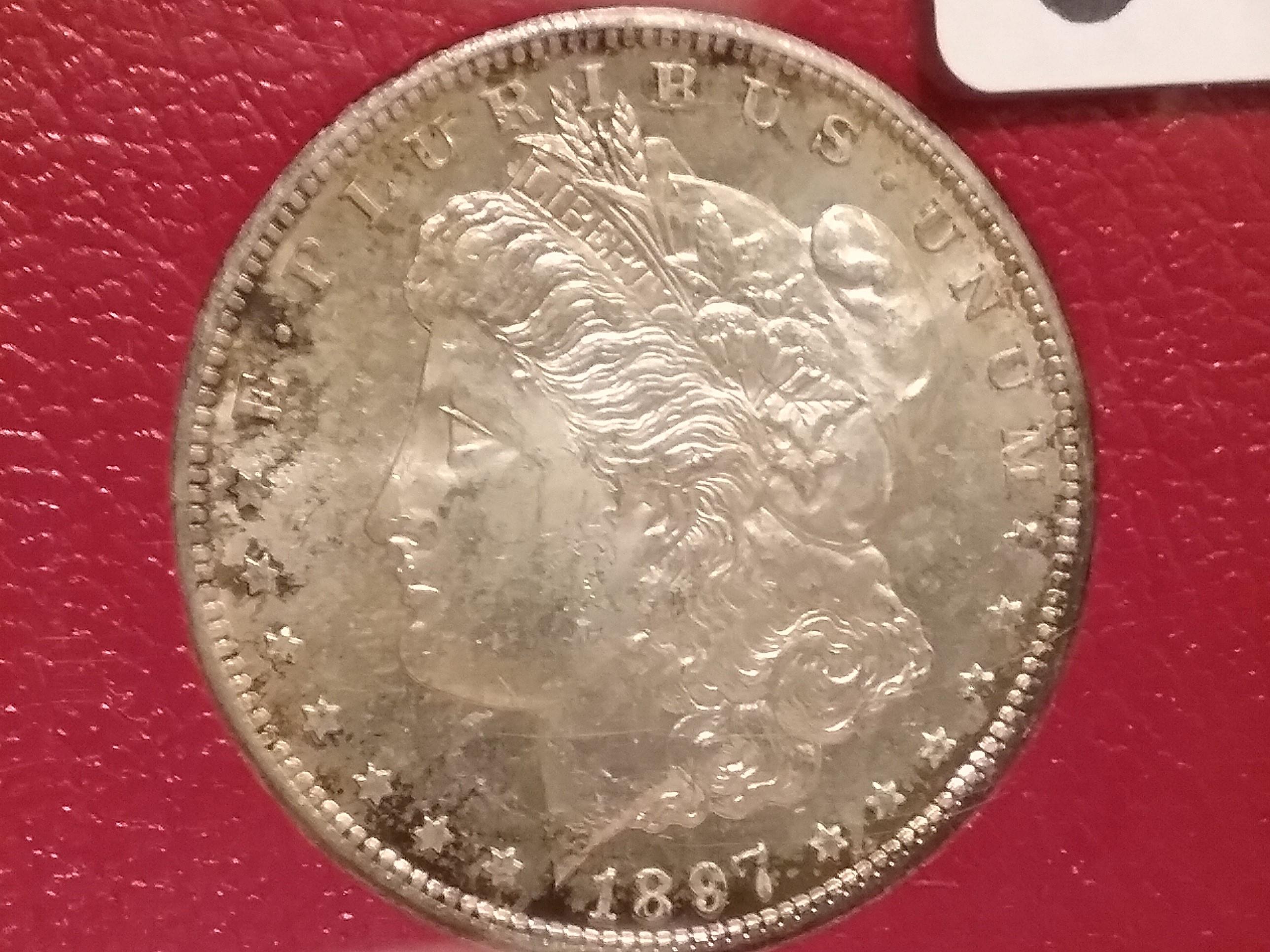 Redfield Collection 1897-S Morgan Dollar Mint State 65