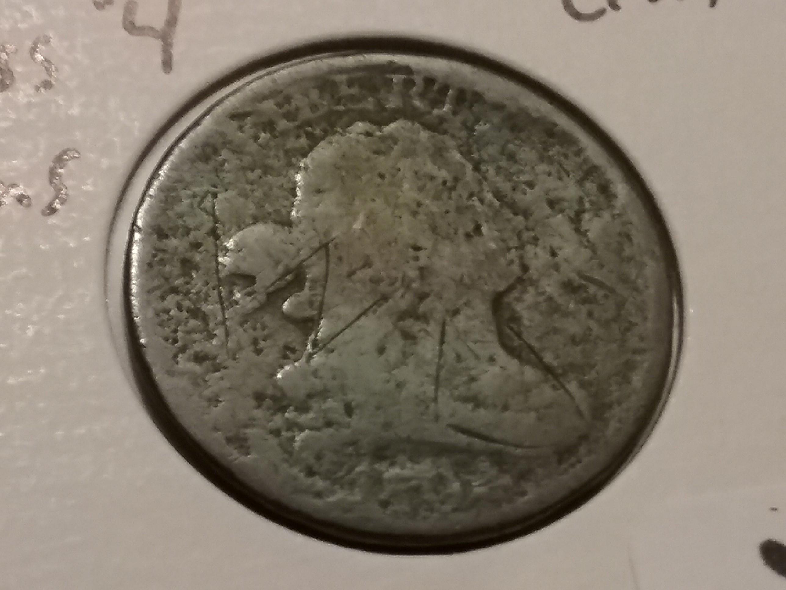 Nice EAC. 1804 Cross "4" Stem Half Cent in Good Details