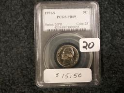 PCGS 1971-S Jefferson Nickel Proof 69
