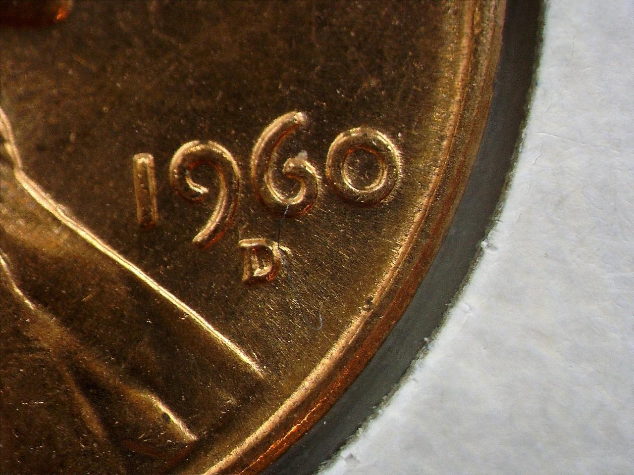 1960-D/D Large date cent BU RED RPM VP-003