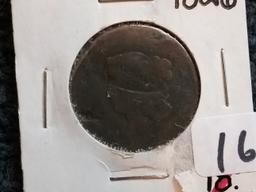 1826 Large cent in about good
