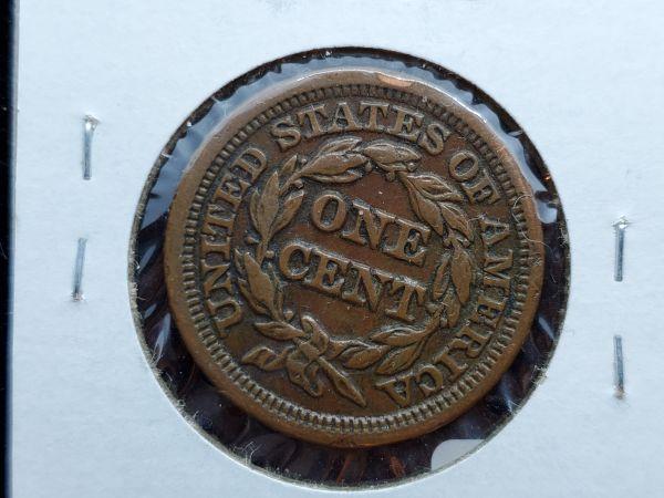 1848 Braided Hair Large Cent