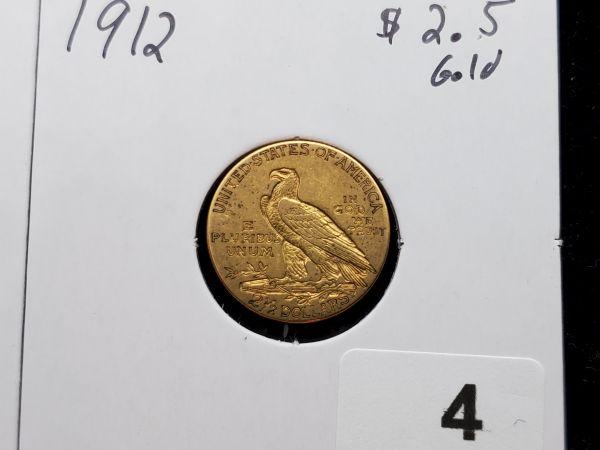 Gold! 1912 gold $2.5 Quarter Eagle
