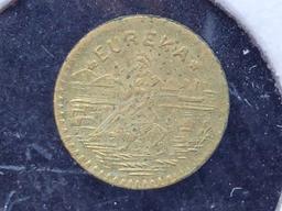 GOLD! 1853 California Gold Token in About Uncirculated