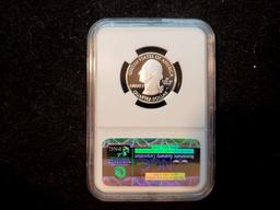 NGC 2011-S SILVER America the Beatiful Quarter PF 70 Ultra Came