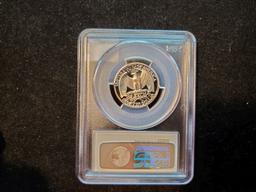 PCGS 1977-S Washington Quarter in Proof 70 Deep Cameo