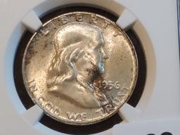 NGC 1956 Franklin Half Dollar MS-66