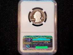 NGC 2012-S SILVER ATB Quarter in Proof 69 Ultra Cameo