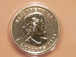 GOLD! Canada 2014 $5 Dollar