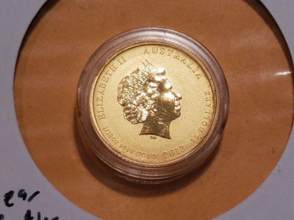 GOLD! 2012 Australia $15 Year of the Dragon Low Mintage