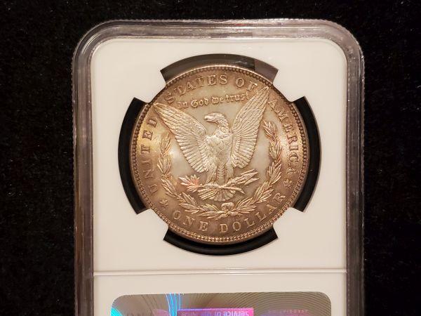 NGC 1886 Morgan Dollar in MS-63