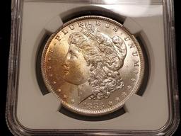 NGC 1883-O Morgan Dollar in MS-63